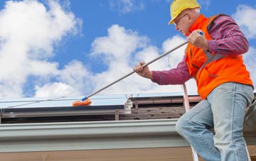 Llansadwrn soft wash roof cleaning